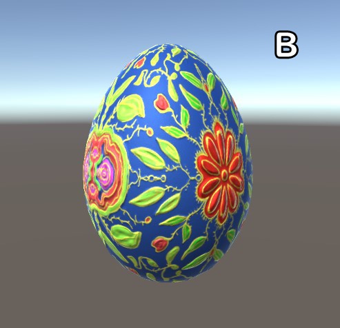 「イースターエッグ」【3Dモデル】