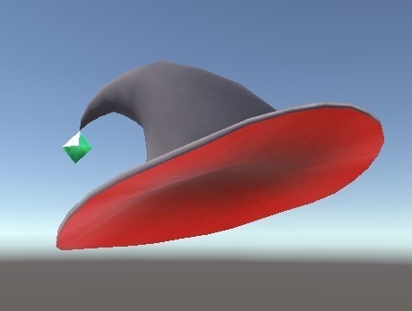 「ハロウィン用 魔女の帽子」【3Dモデル】