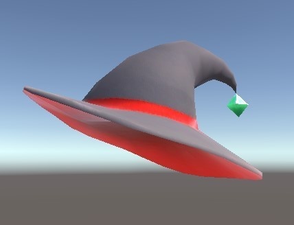 「ハロウィン用　魔女の帽子」【3Dモデル】