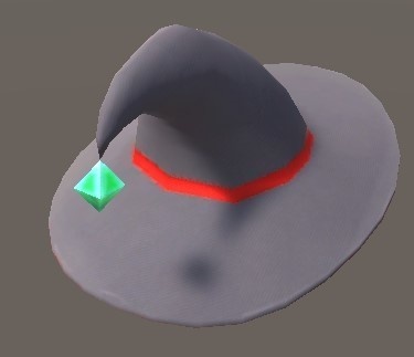 「ハロウィン用 魔女の帽子」【3Dモデル】