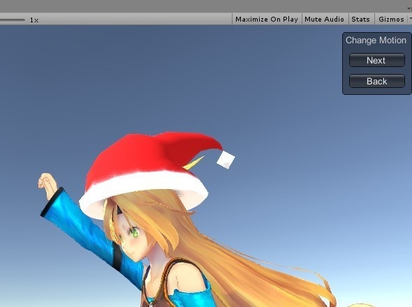 「サンタ帽子」【3Dモデル】