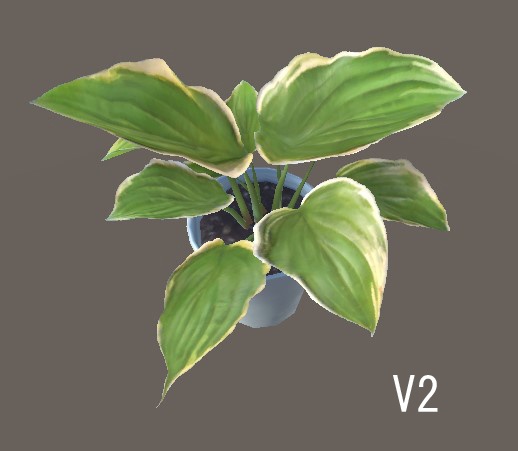 「ギボウシ(ホスタ)」【3Dモデル】