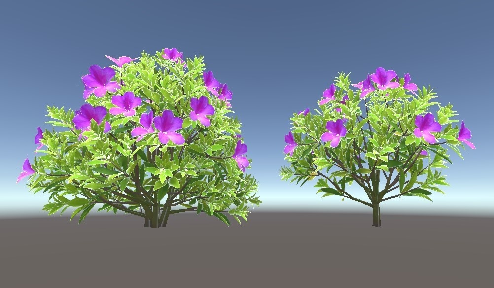 「ツツジ」【3Dモデル】