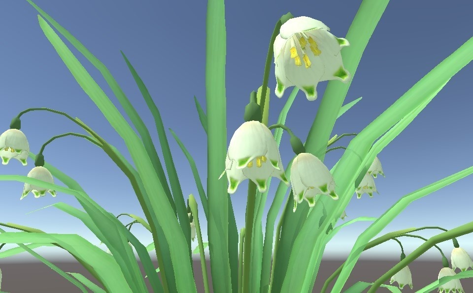 「スノーフレーク」【3Dモデル】