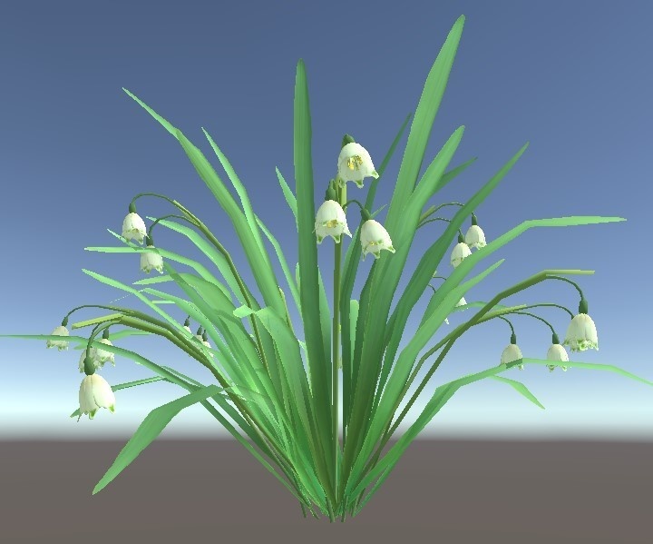 「スノーフレーク」【3Dモデル】