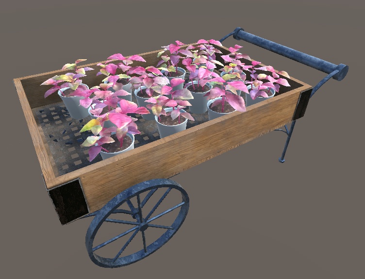 「フラワープランター」【3Dモデル】