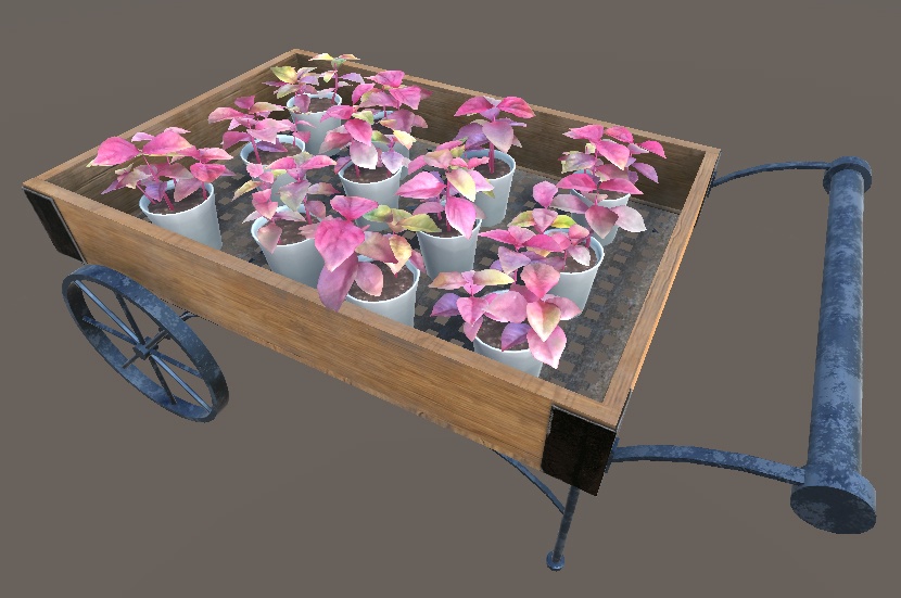 「フラワープランター」【3Dモデル】