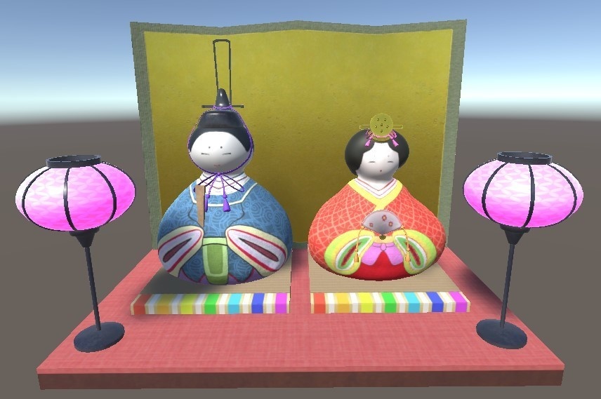 「ひな人形」【3Dモデル】
