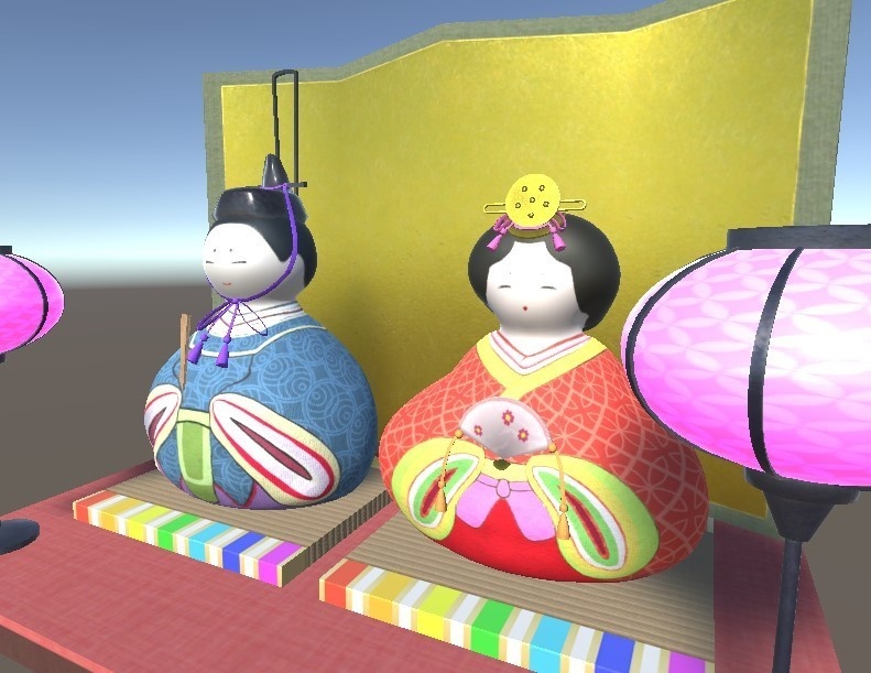 「ひな人形」【3Dモデル】