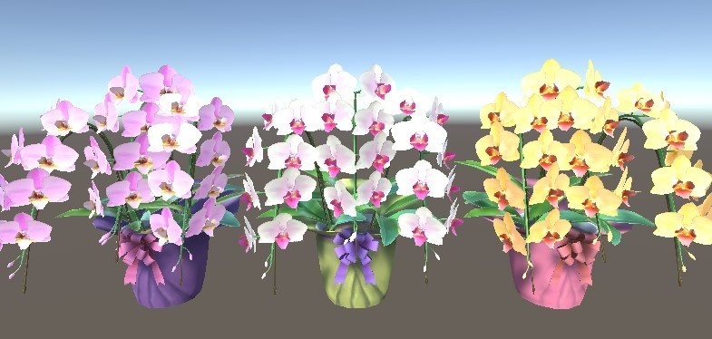 「胡蝶蘭」【3Dモデル】