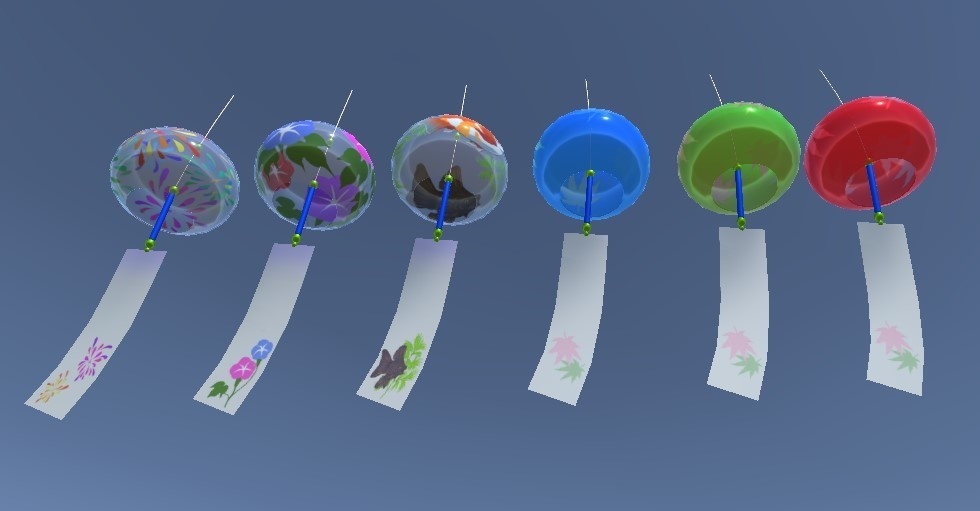 「風鈴」【3Dモデル】