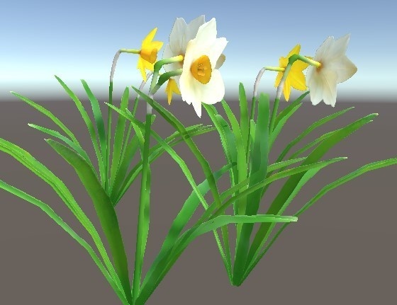「水仙」【3Dモデル】