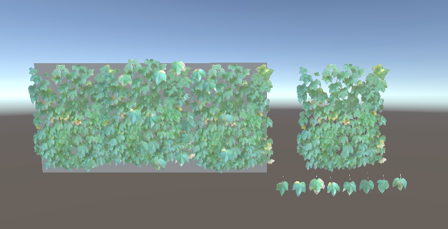 「つたセット」【3Dモデル】