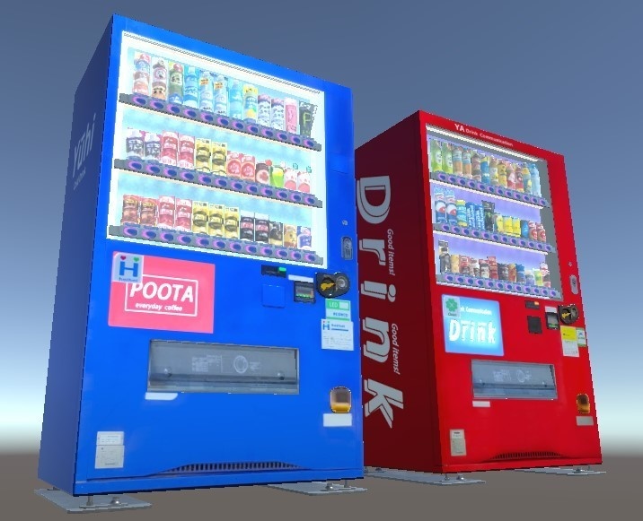 「自動販売機」【3Dモデル】