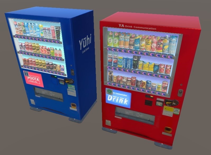 「自動販売機」【3Dモデル】