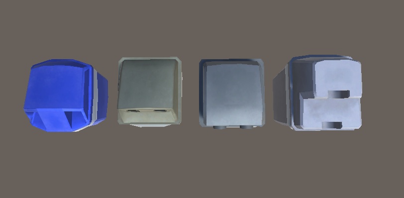 「リサイクルボックス」(自販機ゴミ箱 )【3Dモデル】