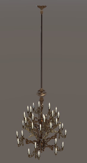 「シャンデリア」【3Dモデル】