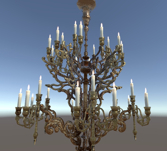 「シャンデリア」【3Dモデル】