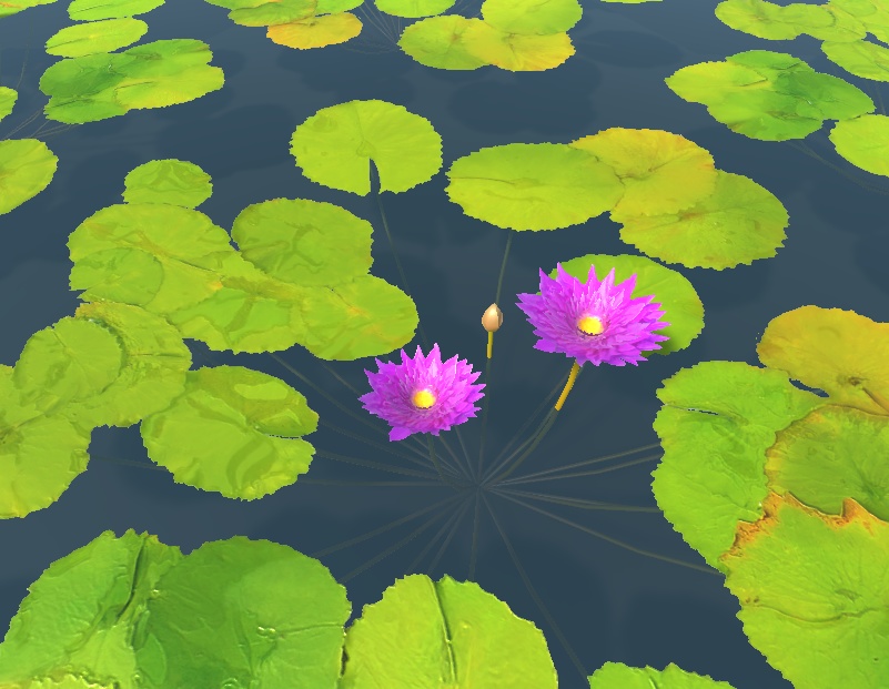 「スイレン」【3Dモデル】