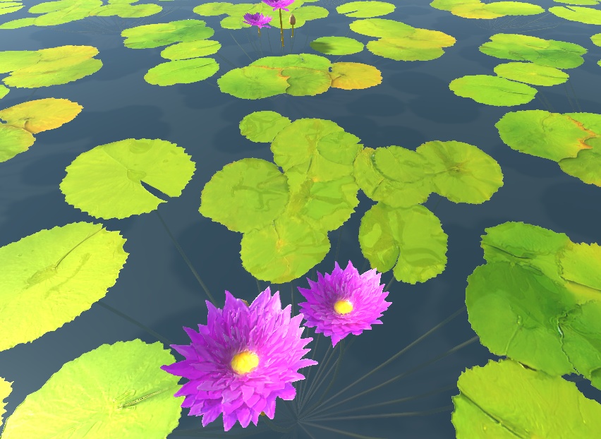 「スイレン」【3Dモデル】