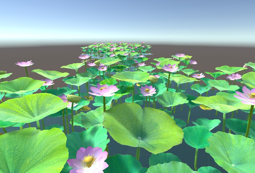 「ハス」【3Dモデル】