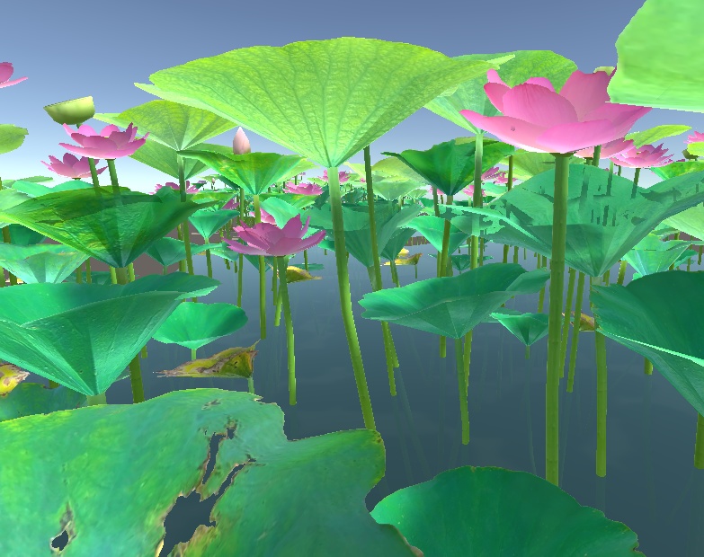 「ハス」【3Dモデル】