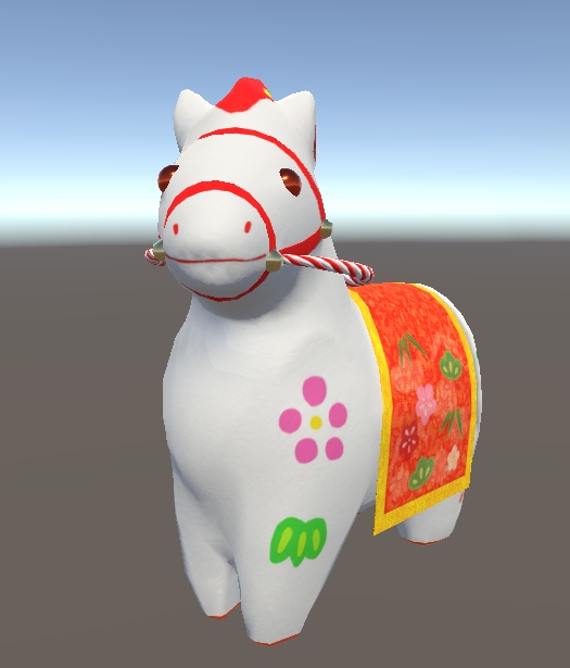 「干支の置物【午】(うま)」【3Dモデル】