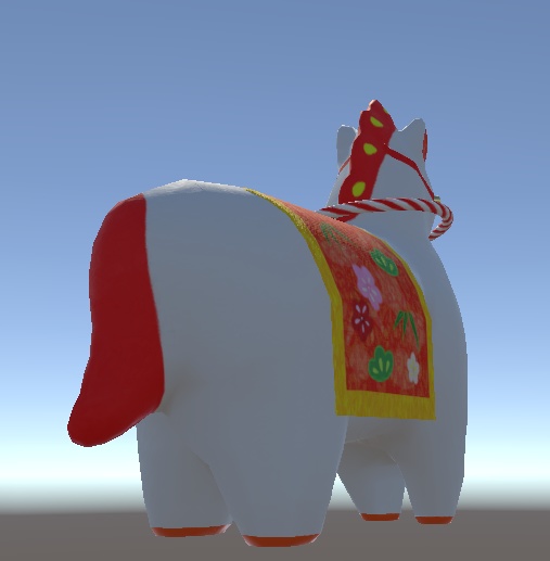 「干支の置物【午】(うま)」【3Dモデル】