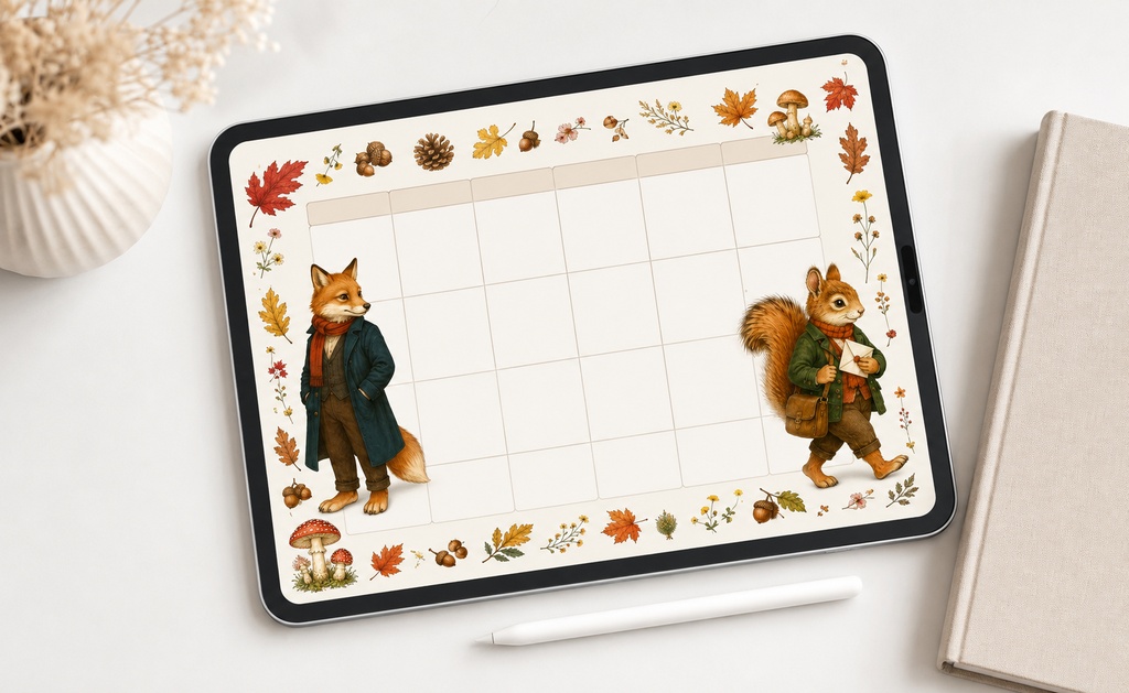 【OPENING SALE 25%OFF】Autumn Woodland Animals Clipart PNG Bundle, 91 Transparent Forest Friends