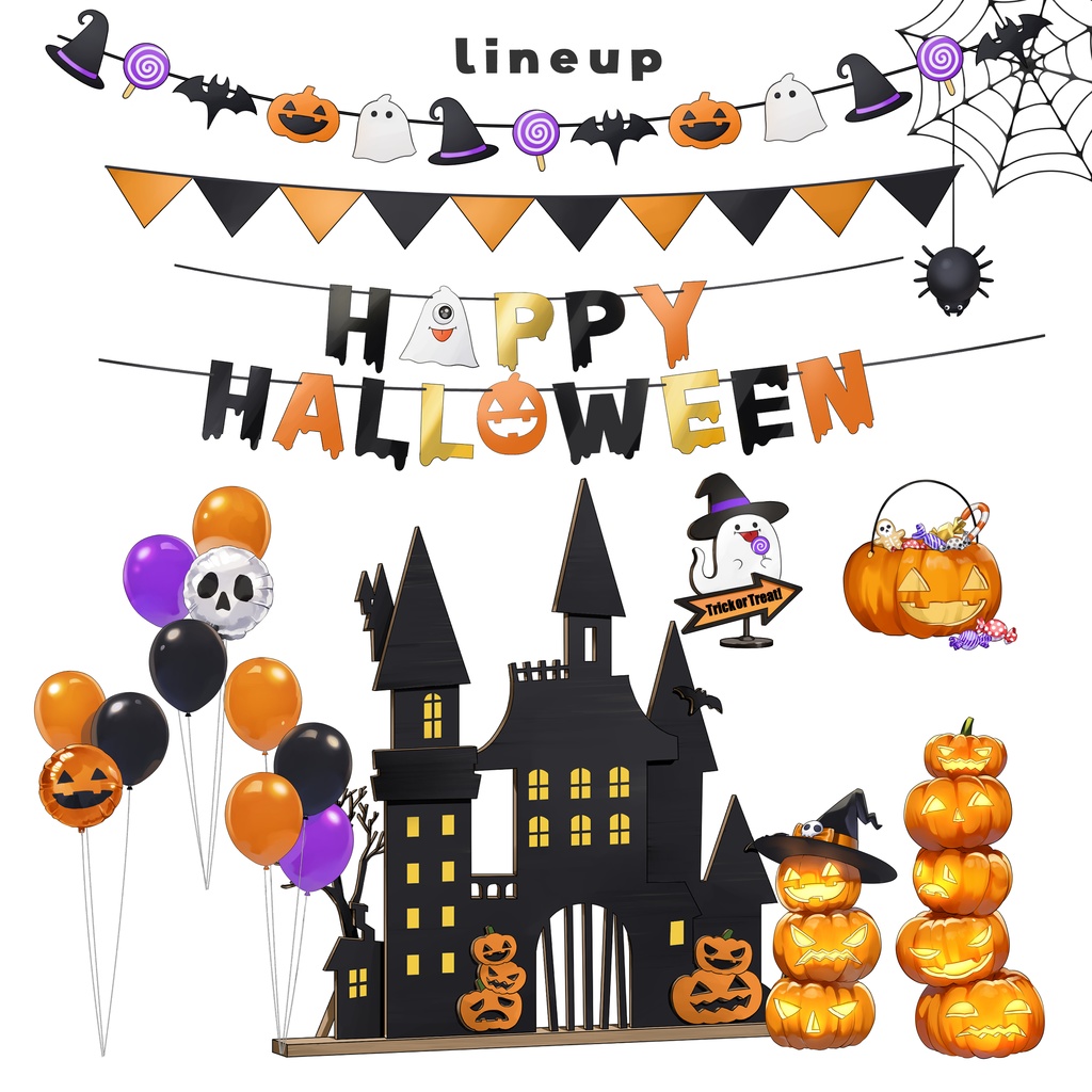 配信背景用 ハロウィン素材