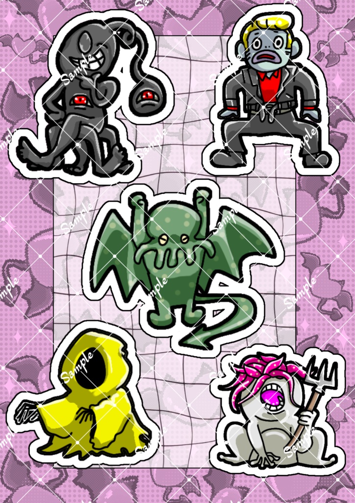 神話生物の立ち絵にどうぞ