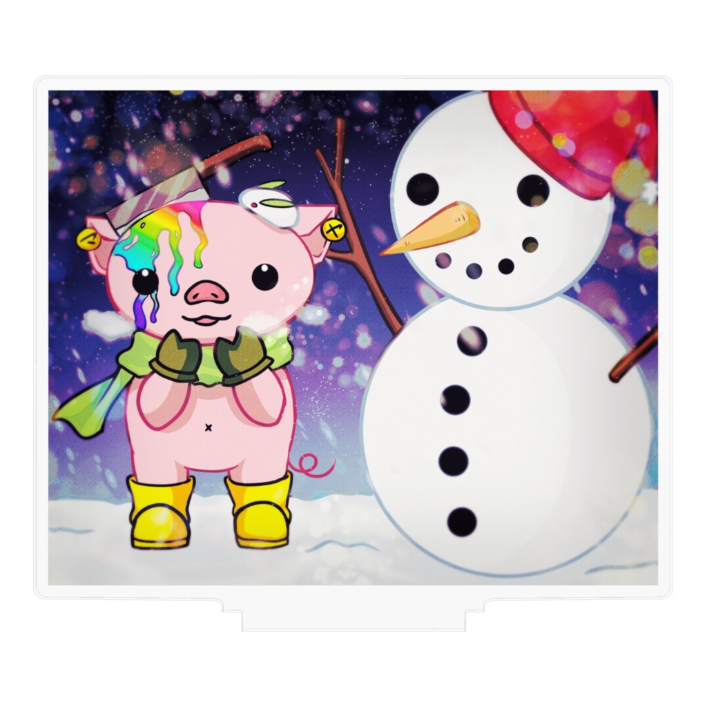 ゲーミングブタ、マヤヤアクスタ(冬)