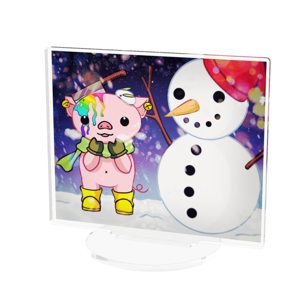 ゲーミングブタ、マヤヤアクスタ(冬)