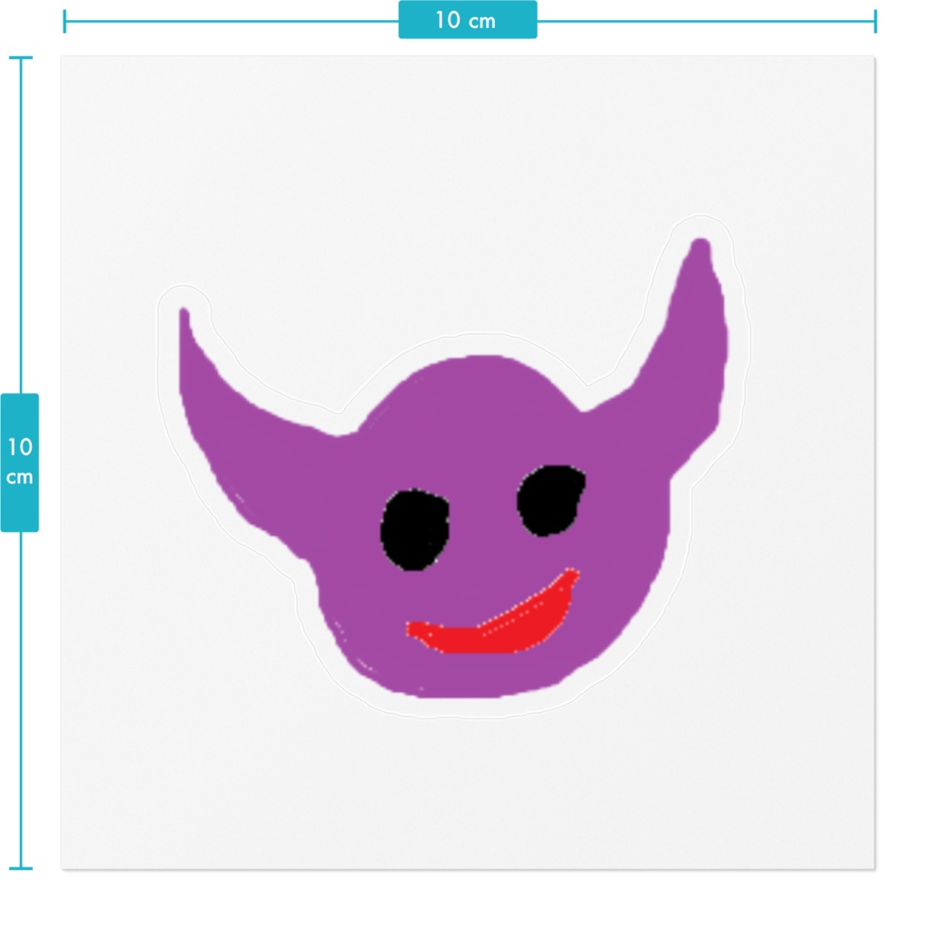 あくまさんステッカー