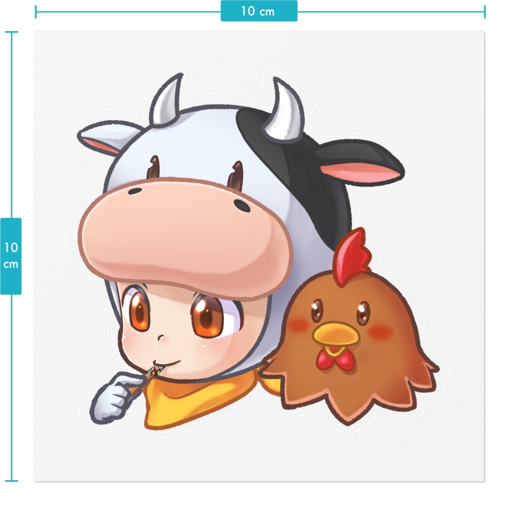 【ステッカー】ポッキーとヤンヤン