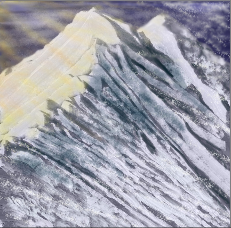 夜明けの稜線/Ridge at Dawn