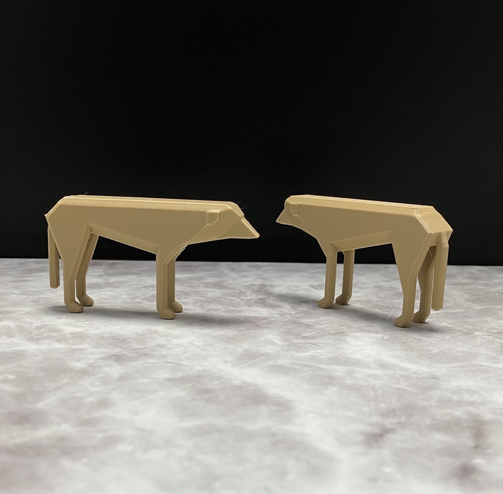 3Dプリント用の犬