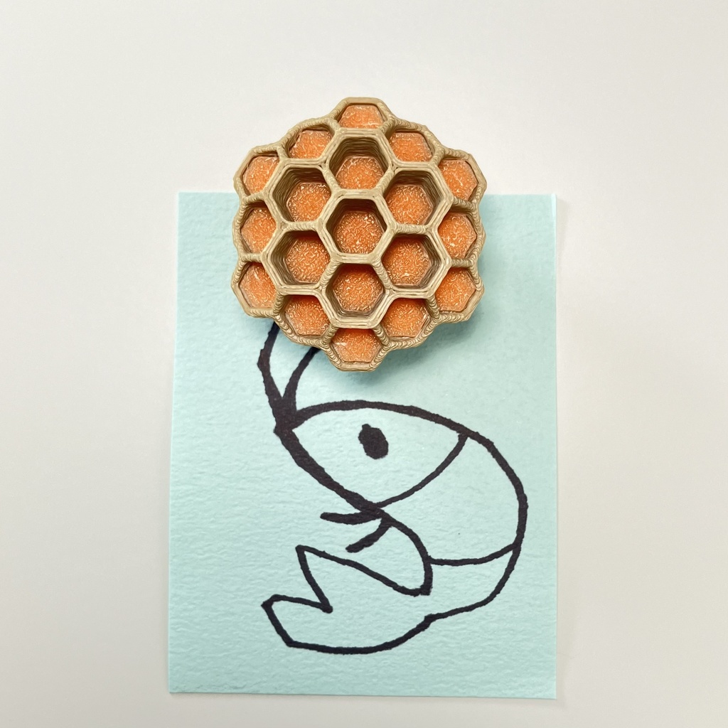 ハチの巣マグネット