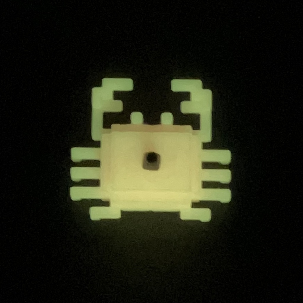 【蓄光】カボチャのカニさんフィギュア