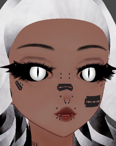 Face shaver sticker 