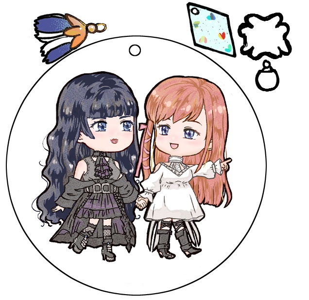 ガイア&リーン アクリルキーホルダー