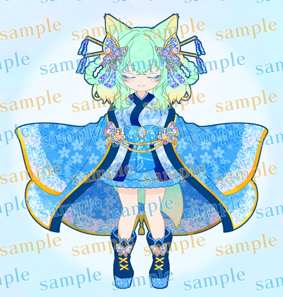 【アクキー】妖月雪鈴 ver.蝶々