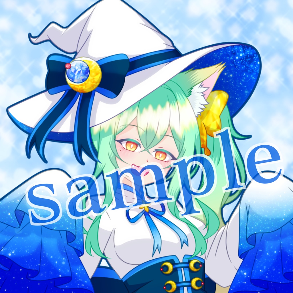 【ホログラム缶バッジ】妖月雪鈴 ver.2025年ハロウィン