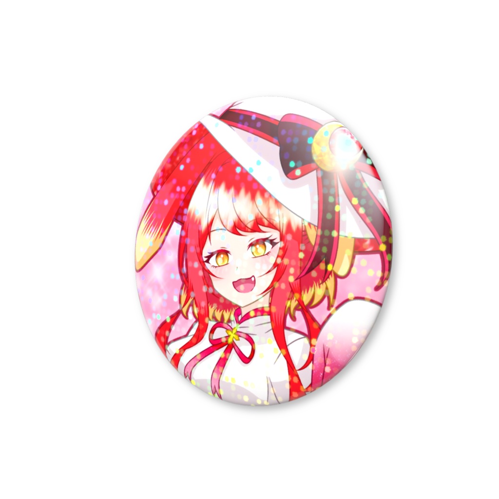 【ホログラム缶バッジ】妖月紅兎 ver.2025年ハロウィン