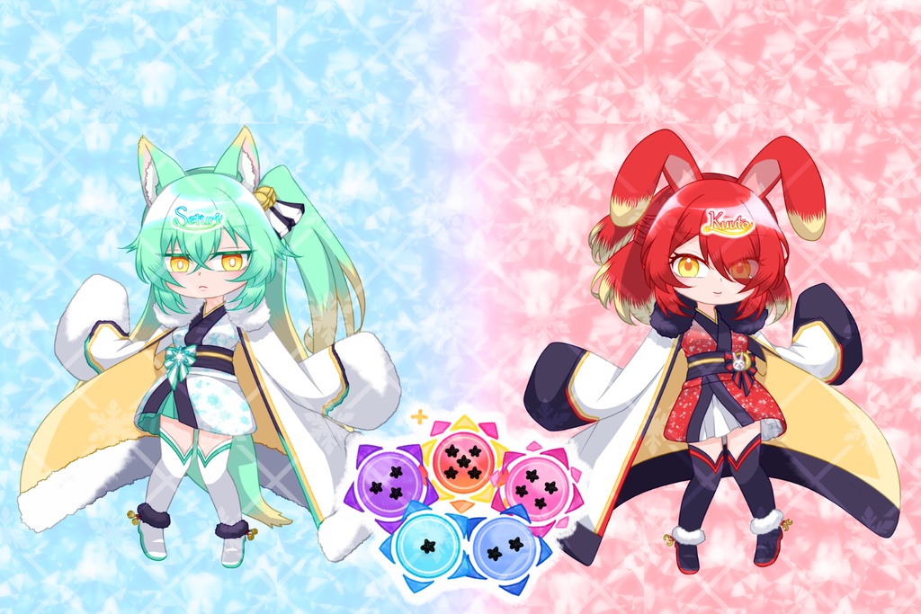 【サイン入り缶バッジ】妖月雪鈴 ver.初期衣装