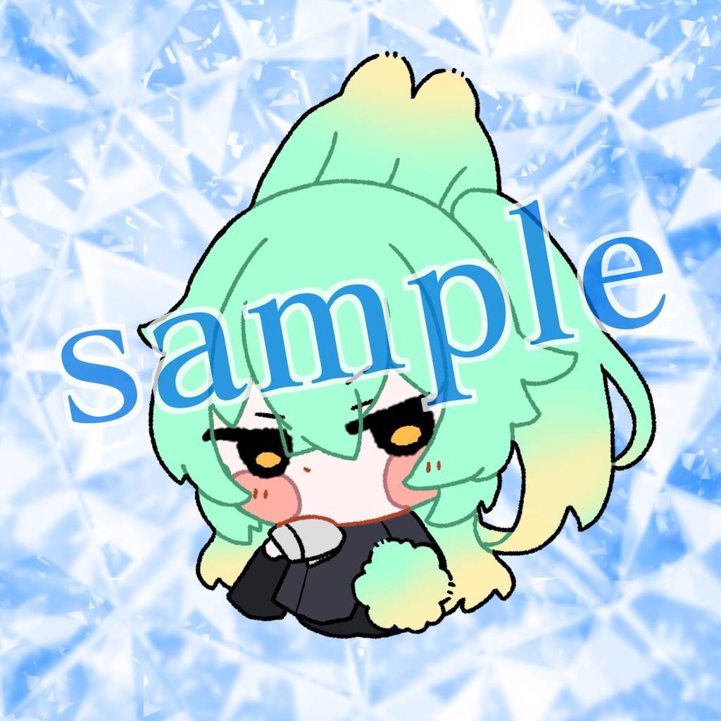 【ハート缶バッジ】妖月雪鈴 ver.ミニバニー