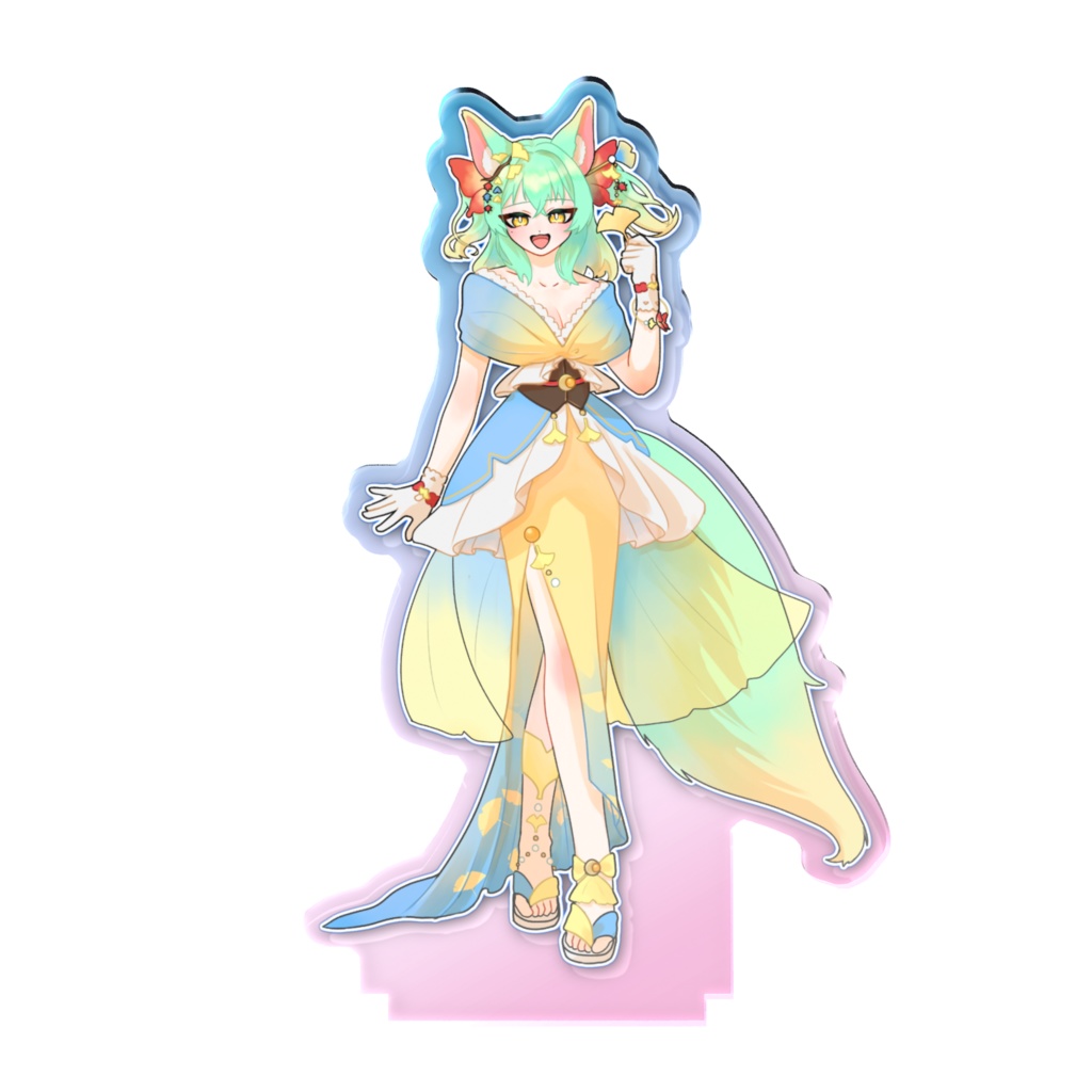 【オーロラスタンド】妖月雪鈴 ver.0.5周年衣装