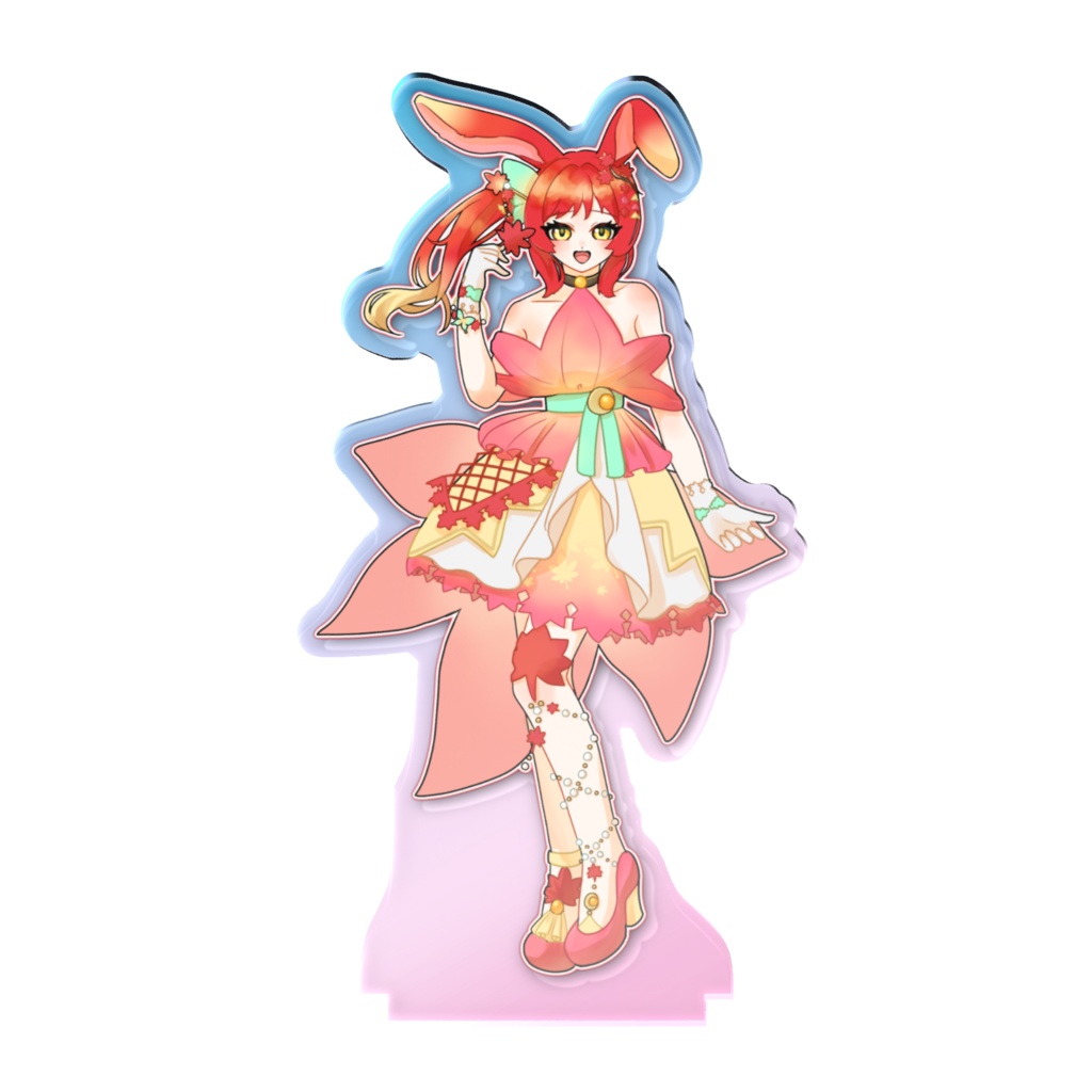 【オーロラアクスタ】妖月紅兎 ver.0.5周年衣装