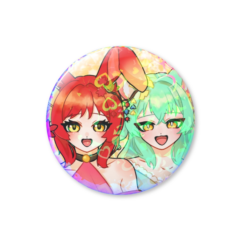 【ホログラム缶バッジ】ver.0.5周年衣装