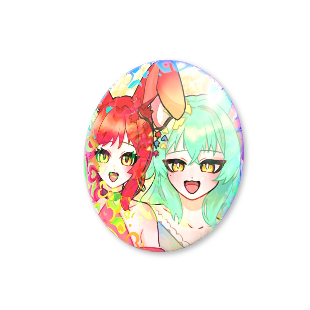 【ホログラム缶バッジ】ver.0.5周年衣装